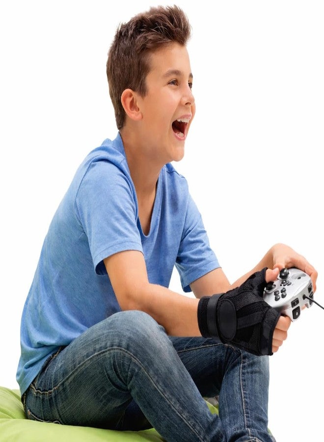 Dr Helix Kids Grey Thumb Spica Support - Pediatric Thumb & Wrist Brace for Right Hand - for Sprain, Injury, Fracture & Pain Relief - Adjustable, Breathable & Comfortable Thumb Immobilizer for Children - Image 1