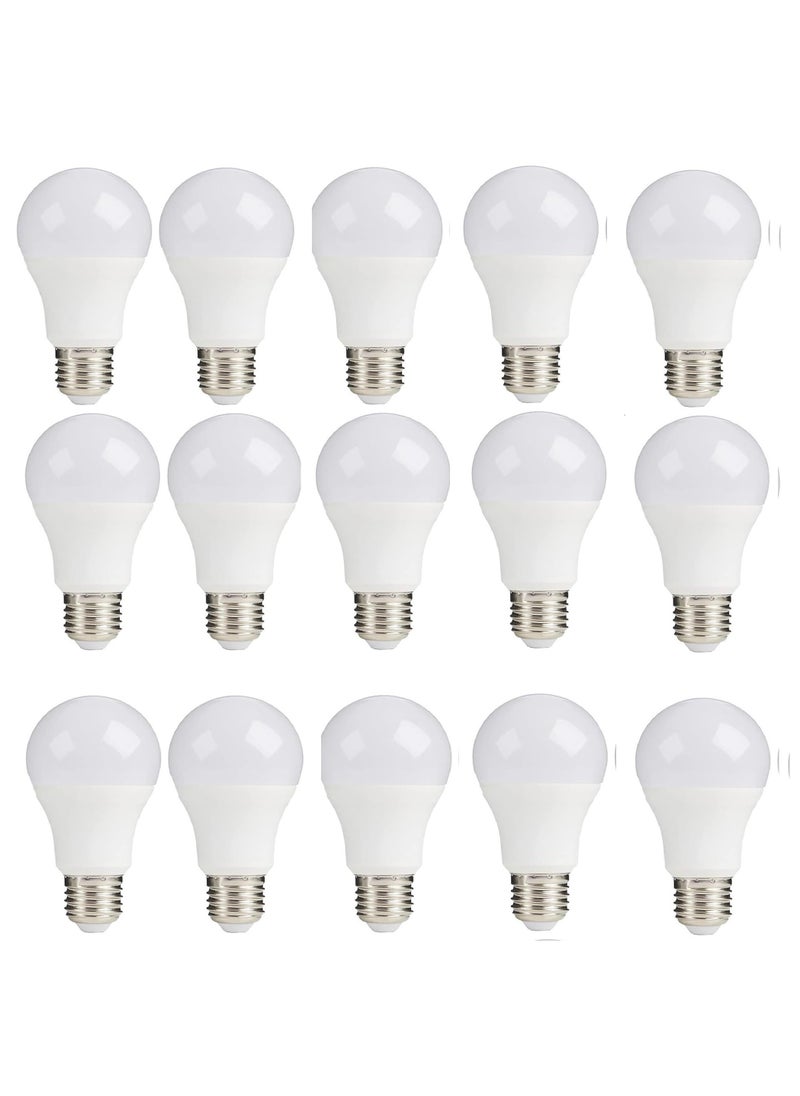 Generic - 9 watt LED bulb - E27 screw cap - provides all lighting uses inside the house - (white lighting) (15), 9.0 watts - Image 1