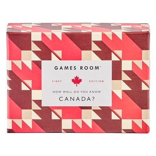 Ridley's Ridleys Games Room How Well Do You Know Canada Trivia Card Game Trivia Game for Adults and Kids 2 Players Includes 140 Questions Fun Quiz Cards Makes a Great Gift - Image 1