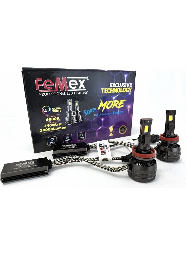 Femex - Super More H9 Lightning Effect LED Xenon 240W 28000 Lumen - Image 1