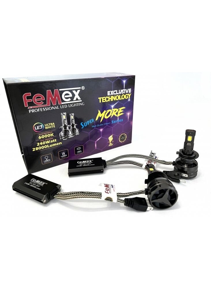 Femex - Super More H9 Lightning Effect LED Xenon 240W 28000 Lumen - Image 1