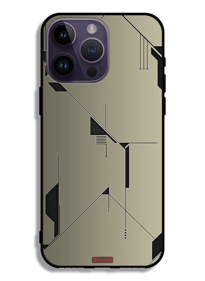 Apple iPhone 14 Pro Max Protective Case Minimalism Abstract Digital Art