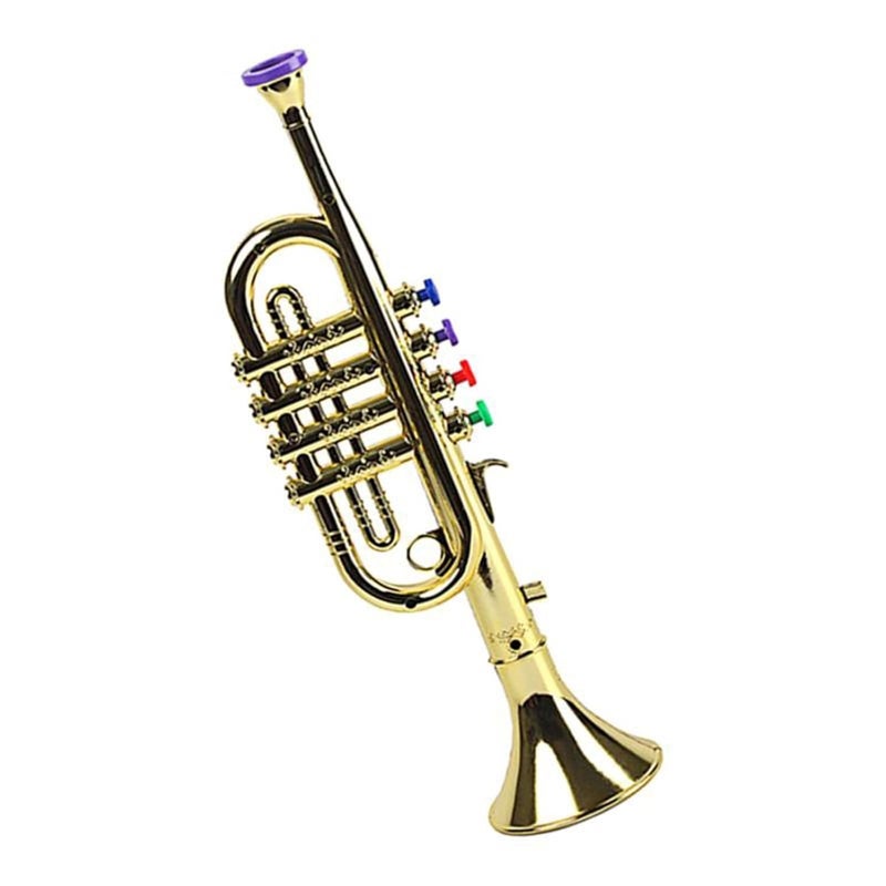 ATORSE Kids Trumpet W/ 3 Colored Keys for Early Developmental Music Education Toy - Image 3