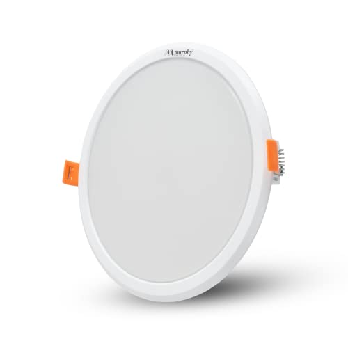 Murphy 20-Watt Trimless Round LED Panel Ceiling Light (Warm White, Pack of 2) - Image 2