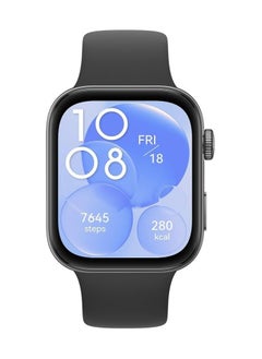 Generic WATCH FIT 3 Smartwatch, 1.82" AMOLED Display, Ultra-Slim Design, All-Round Fitness Management, Comprehensive Health Management, Durable Battery Life, Compatible with iOS & Android, Black  - Image 2