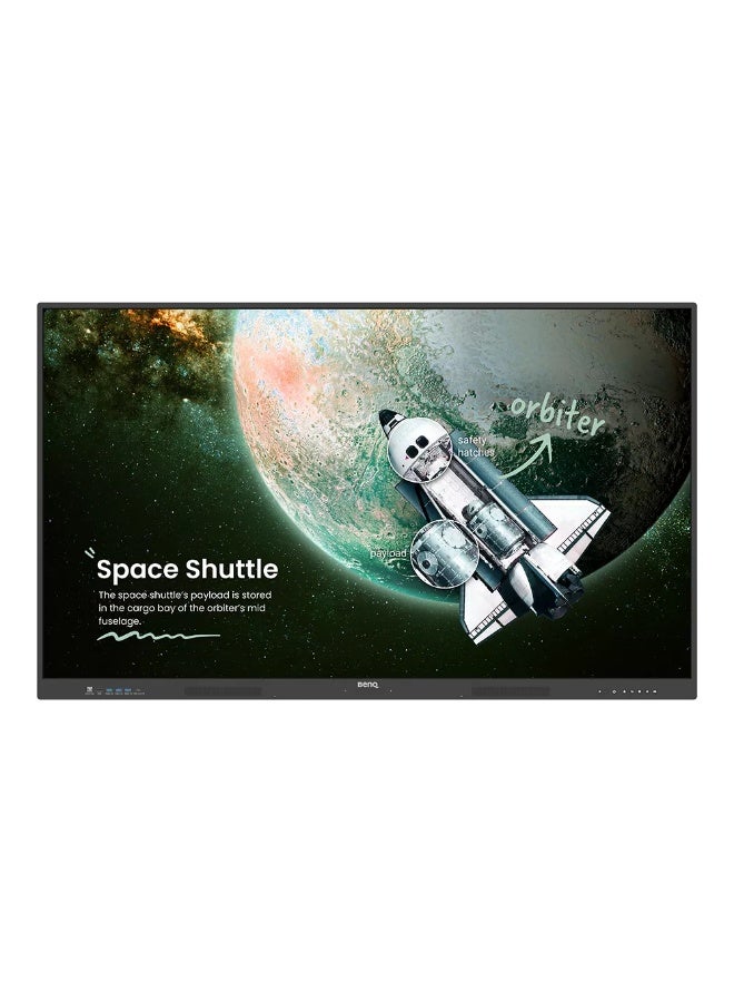 BenQ Board Essential RE8604A2 86" 4K UHD Interactive Flat Panel Display for Smart Classrooms, Meeting Rooms, and Enterprise Collaboration - Image 1