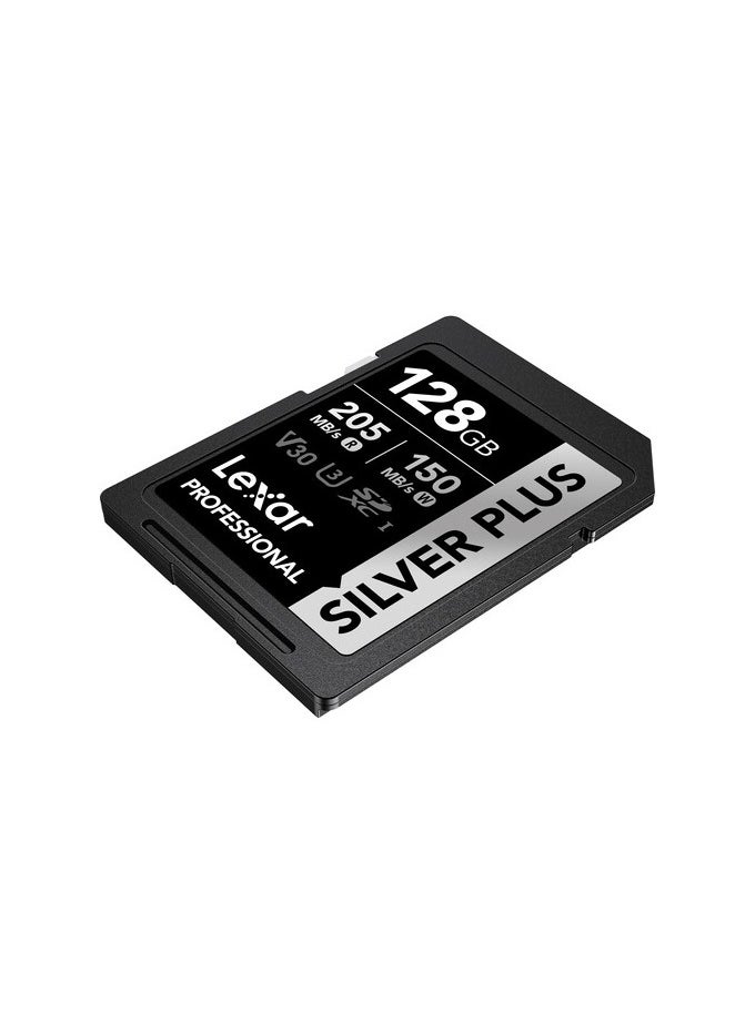 Generic LEXAR PROFESSIONAL 128GB SILVER PLUS SDXC™ UHS-I CARDS, UP TO 205MB/S READ 150MB/S WRITE C10 V30 U3  - Image 2
