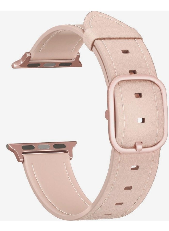 ديفيا Real Leather Watch Band 38/40mm Pink