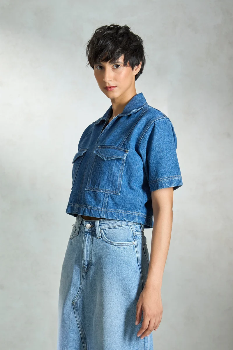 Virgio Virgio Women Boxy Opaque Casual Shirt