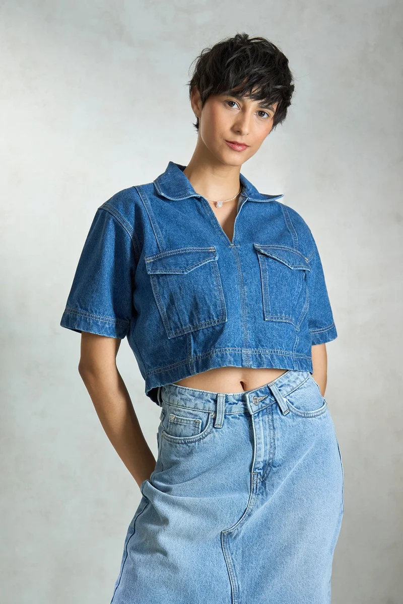 Virgio Virgio Women Boxy Opaque Casual Shirt