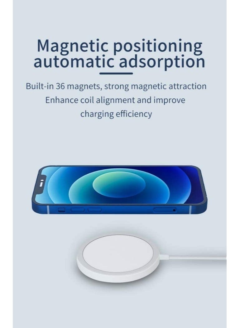 Phone Planet Magnetic Wireless Charger for Apple iPhone 12 Pro Max/12 Pro/12/12 Mini and Airpods. - Image 1