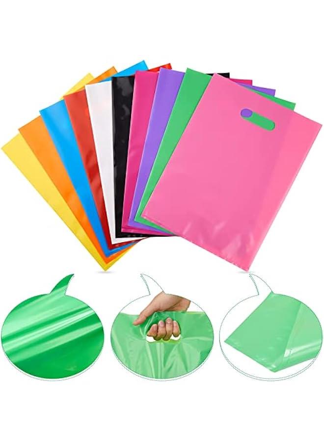 فايلكس أكياس دايا لاستيكية ملوة مع مقض، تستخ للحلوى والدايا في الماسات المختلفة، ألوا زاية، مقاس 98 اش × 138 اش، ماسة للاحتفالات، عوة تحتوي على 100 قطعة، ماركة كاست ويف، اللو: أسود - Image 1