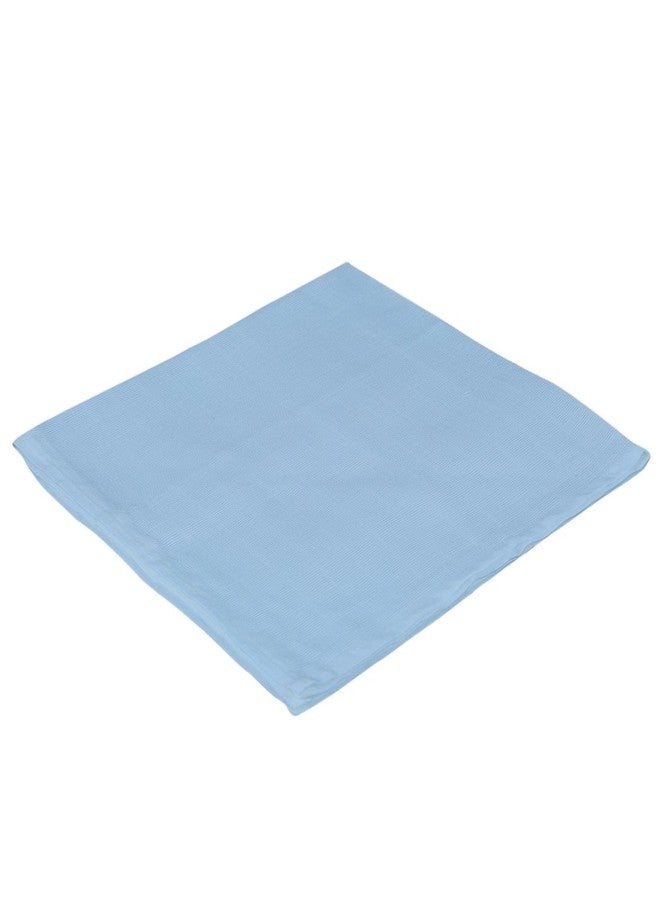 Lula Reusable Lt Blue Muslin Square Napkins (45cm X45Cm) Pack of 20 - Image 4