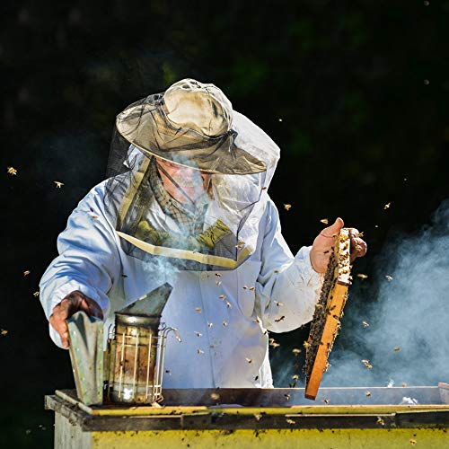 Blisstime Bee Hive Bee Smoker Stainless Steel with Heat Shield Beekeeping Supplies and Equipment - Image 5