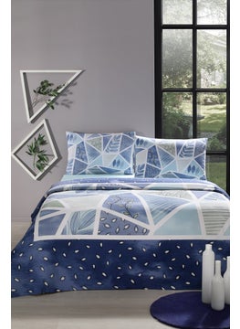 özdilek - Natural Patch Double Cotton Blanket Set  - Image 1