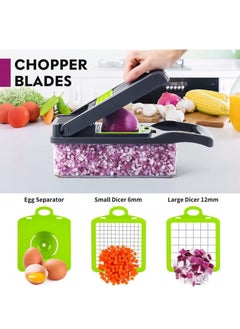 Multifunctional Food Cutter, 16-in-1 Vegetable Chopper, Onion Dicer, Vegetables, Fruits, Carrots, etc. Can Be Sliced And Diced - pzsku/Z57570570037815A62F35Z/45/_/1713010421/90464c8c-25b9-43fb-ba37-f70bc5f7346b