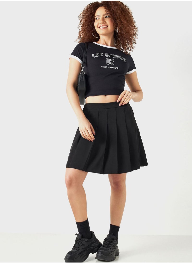 Lee Cooper - طاقم الرقبة الجرافيك تي شيرت - Image 1