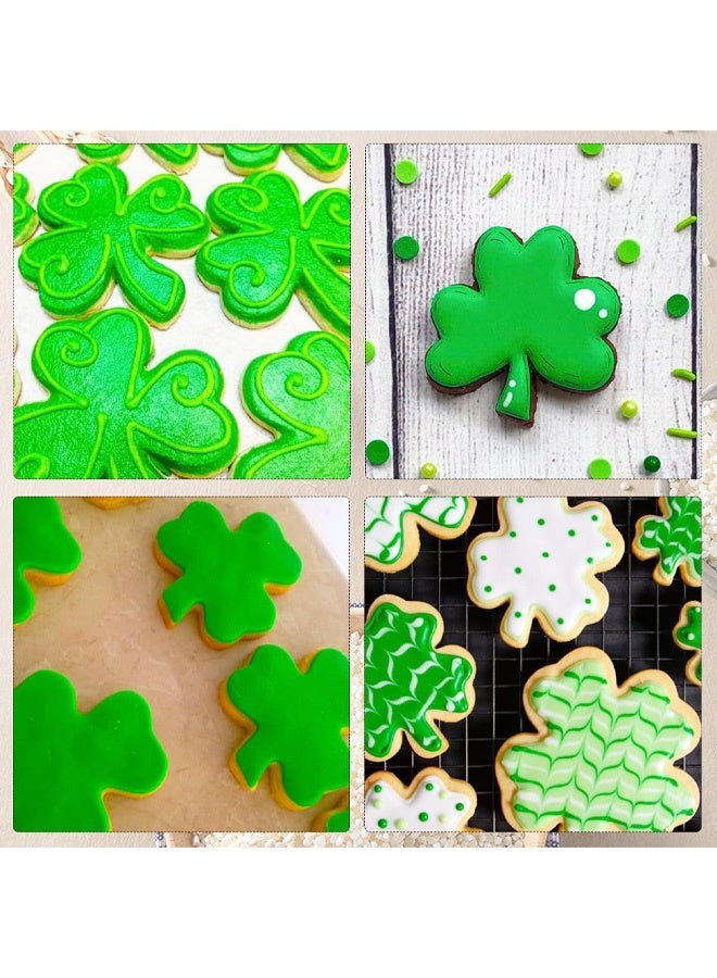 3 Pcs St Patricks Day Cookie Cutter, Stainless Steel Shamrock Biscuit Cutters, St Patricks Day Gifts for Women Baking on St. Patrick's Irish Party - Image 5