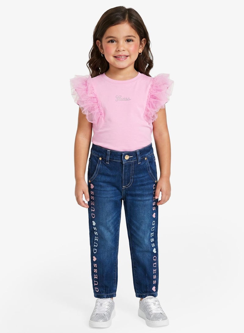 GUESS Kids Mom Fit Jeans - Image 4