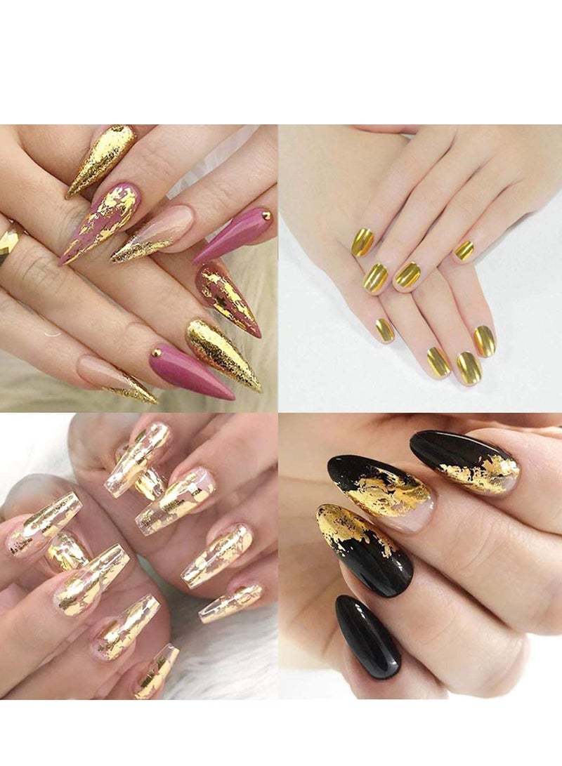 SYOSI ملصق نقل ورق الأظافر الهولوجرافي الملون المعدني 10 لفات ورق أظافر نصائح فن الأظافر لفات لامعة ملصقات DIY زينة الأظافر لتزيين فن الأظافر DIY وصالون - Image 3