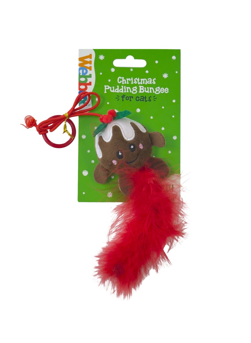 Webbox Festive - Cat Christmas Pudding Toy