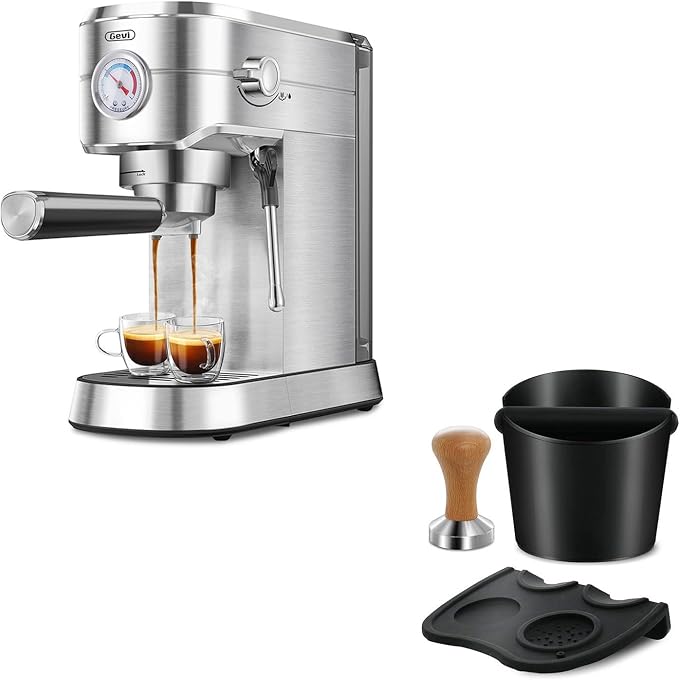 Gevi Espresso Maker 20 Bar & 3pcs Espresso Machine Accessories Set - Image 1