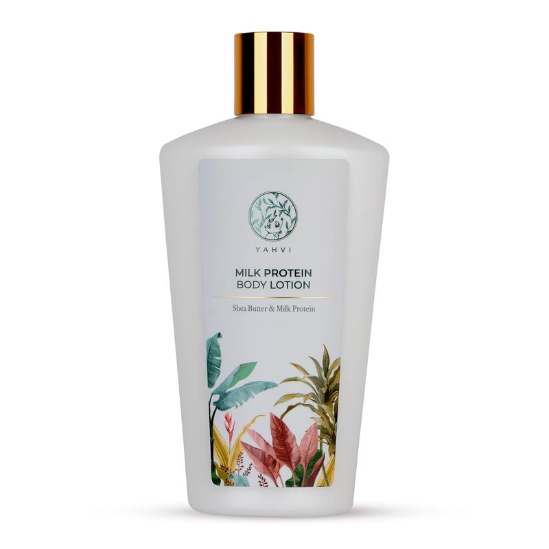 Yahvi Milk Protein Body Lotion Moisturizer Enriched With Shea Butter Aloe Vera Gel  Vitamin E Hydrating Body Lotion for Women 250ml - Image 1