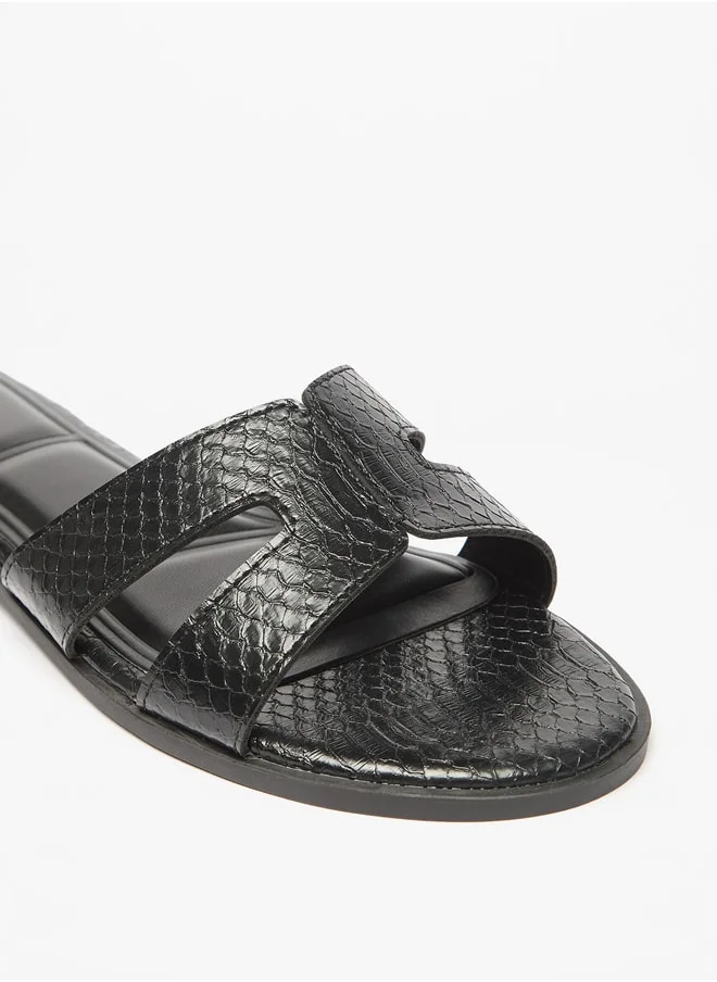 Celeste Women's Textured Slip-On Sandals
