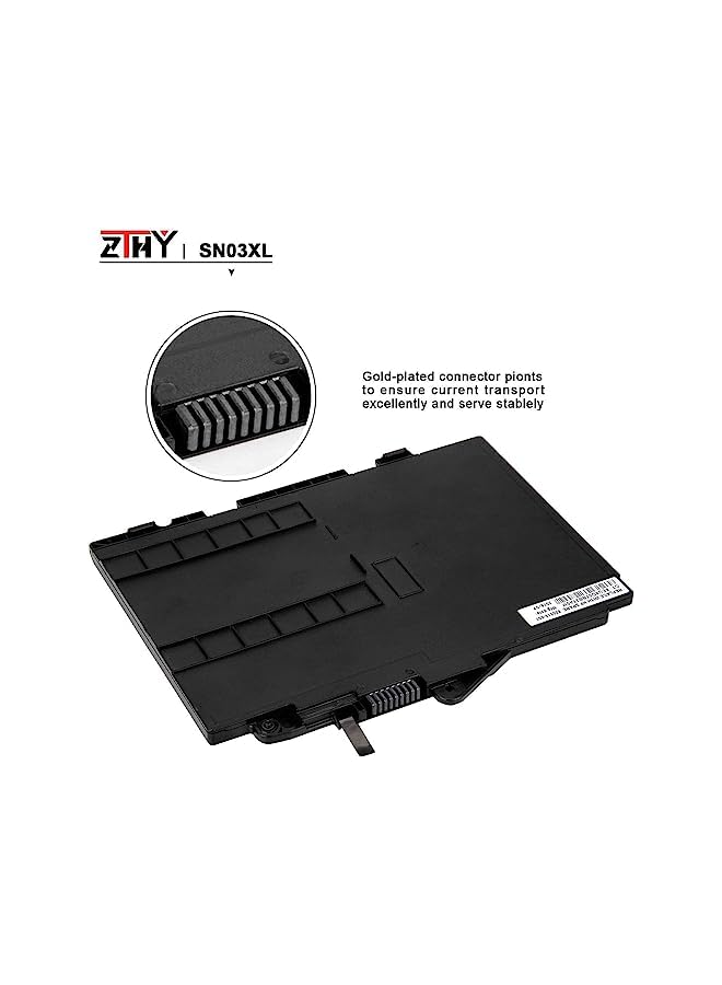 ZTHY 11.4V Sn03Xl St03Xl Laptop Battery For Hp Elitebook 820 G3 G4 725 G3 G4 Series Sn03044Xl Hstnn-Db6V Hstnn-Ub6T 800514-001 800232-241 800232-271 800232-541 - Image 4