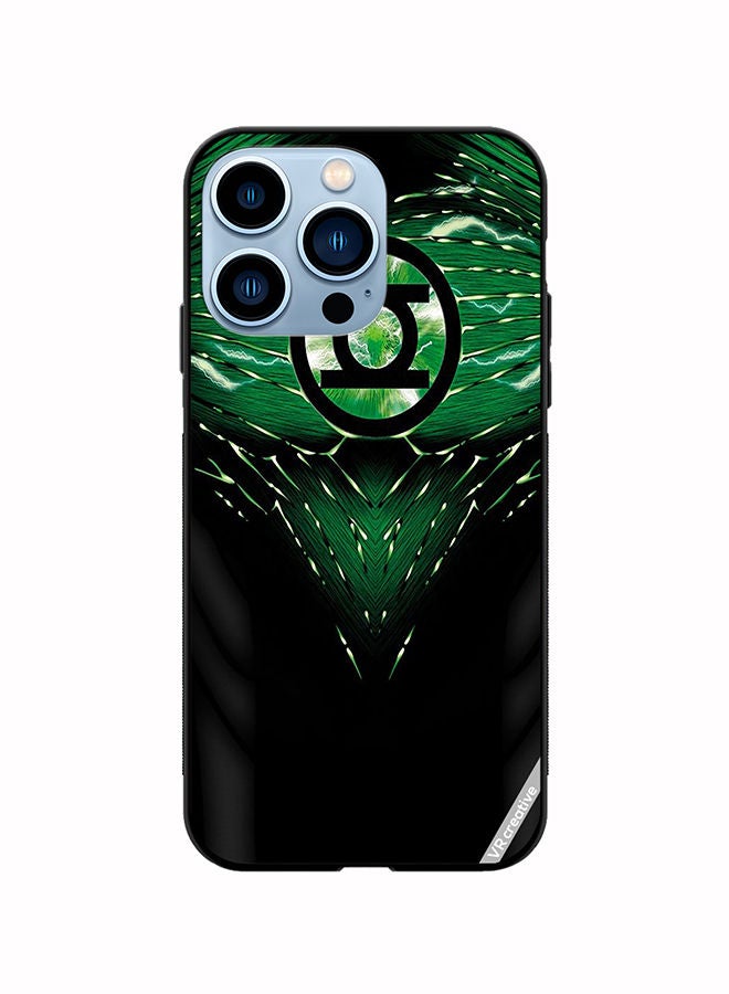 VR CREATIVE Protective Case Cover For Apple iPhone 14 Pro Jack Kirby Green Lanterns Art Design Multicolour - Image 1