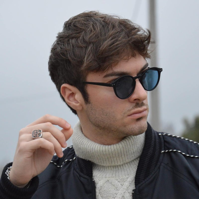 ZENOTTIC Polarized Round Sunglasses, Stylish Small Sunglasses for Men and Women Retro Classic, Multi-Style Selection - Image 2