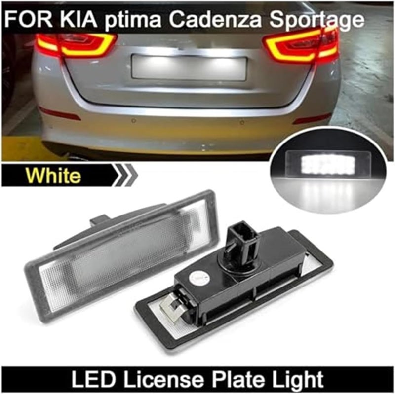 Wivplex 2Pcs White License Plate Light for Kia - Image 5