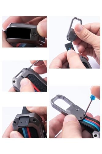 Cri8Hub Metal Silicon Key Cover Compatible with Maruti Suzuki jimny Baleno Grand Vitara XL6 Swift New Brezza Ertiga Dzire 3 Button Smart Key Special Feature Visibilitye in Low-Ligh Conditions - Image 4