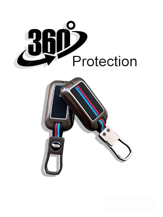 Cri8Hub Metal Silicon Key Cover Compatible with Maruti Suzuki jimny Baleno Grand Vitara XL6 Swift New Brezza Ertiga Dzire 3 Button Smart Key Special Feature Visibilitye in Low-Ligh Conditions - Image 5