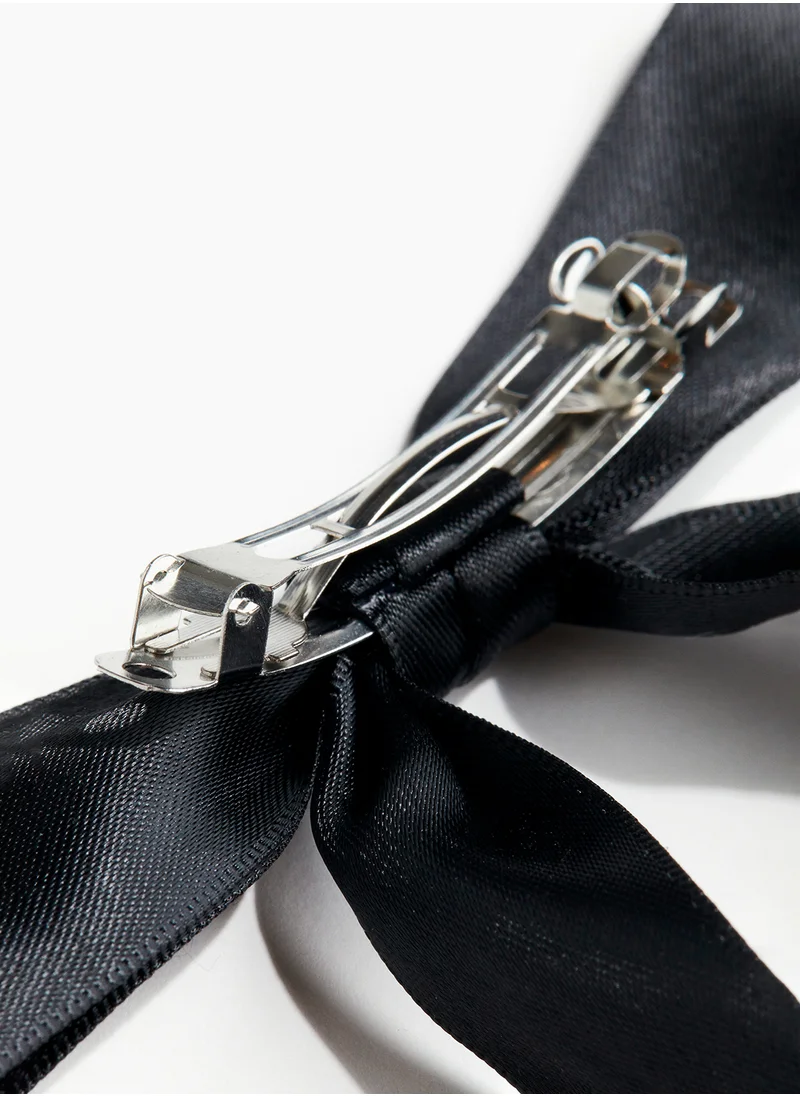 H&M Satin Bow Hair Clip