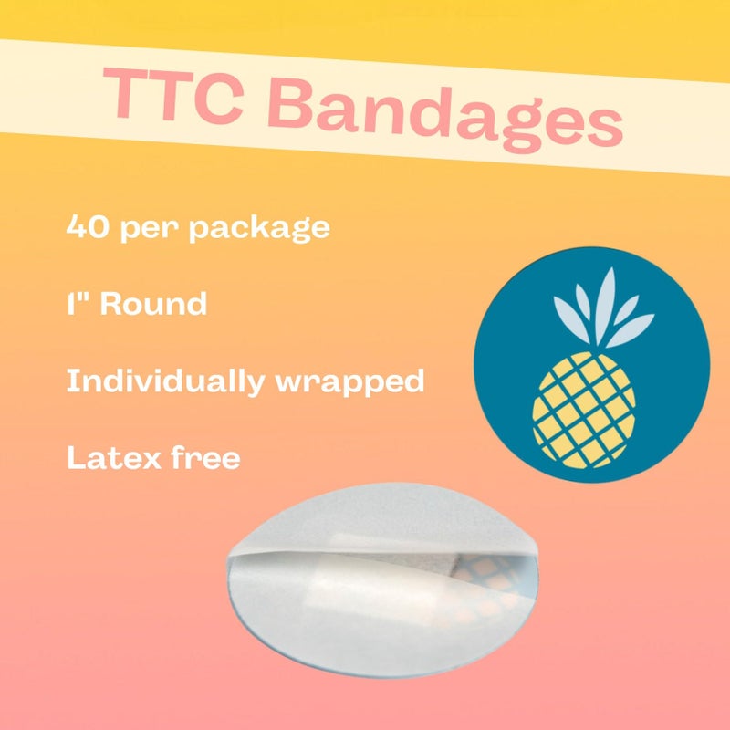 MyVitro Rainbow Pineapple Bandages | Perfect for IVF Shots | 40 Count - Image 4