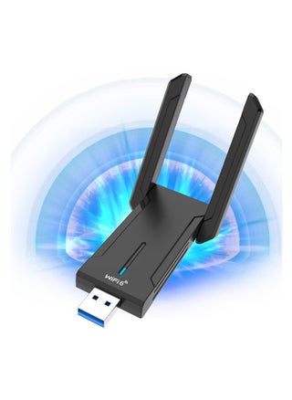 5400Mbps USB WiFi Dongle for PC, High Gain WiFi 6E Adapter, Tri-band USB 3.0 Wireless Dongle 6G/5G/2.4G, Low-Latency Gaming WPA3 WiFi 6 Dongle for Windows 10/11, Usb Wifi Adapter - pzsku/Z5757C8CD61327DC34A8CZ/45/_/1722095840/1ea51d07-5ffe-40ab-ab2f-b6e2c32fc95f