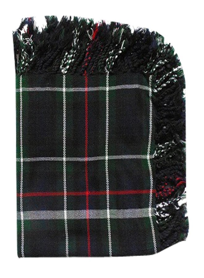 AAR New Mackenzie Kilt Fly Plaid Acrylic Wool Scarf Rolled Fringe