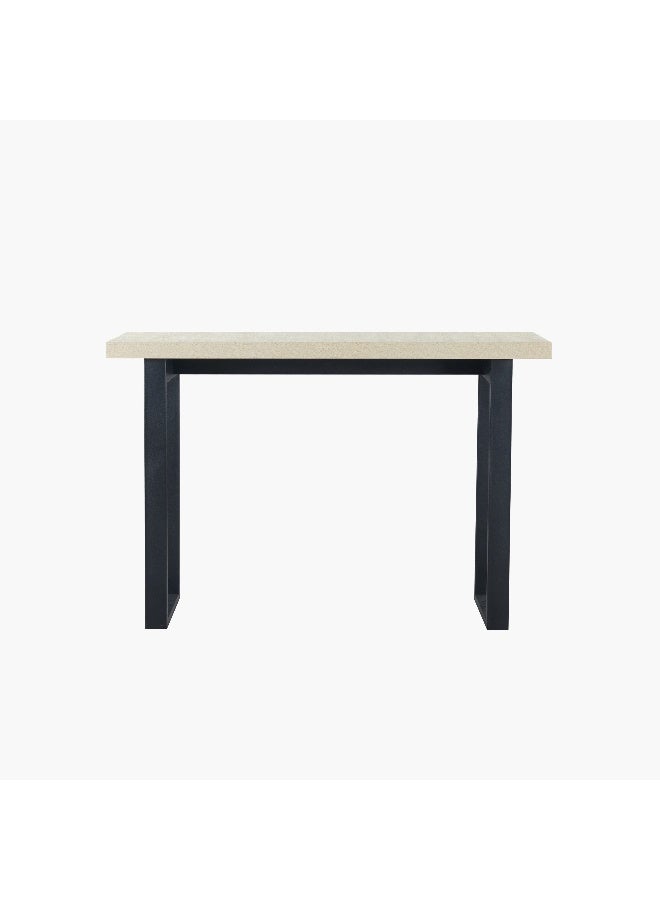 Home Box Iris Console Table - Beige and Black - Image 2
