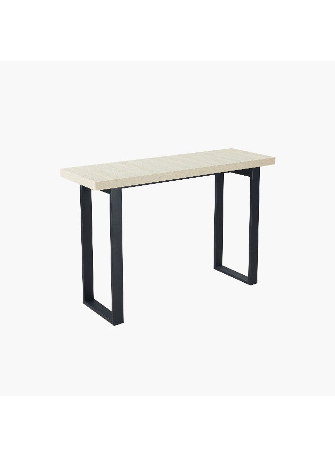 Home Box Iris Console Table - Beige and Black - Image 3