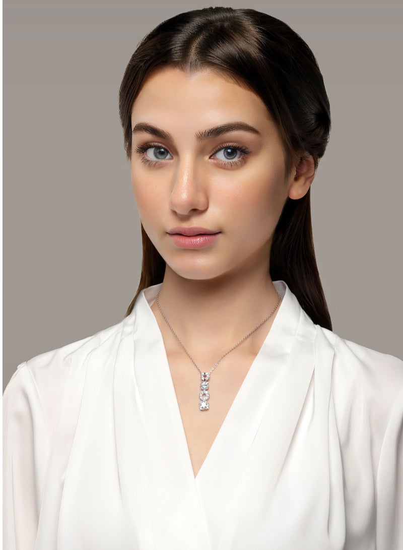 أونال قلادة "مونليت جريس" للنساء - ميدالية مع ماسة CZ وفضة استرلينية، مجموعة حصرية لمنطقة الشرق الأوسط - Image 2