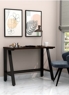 RIGID Steel Workstation Desk with Wooden Top Black 75x100x50cm  - Image 1