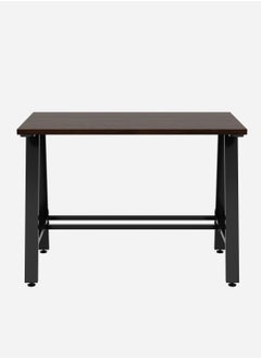 RIGID Steel Workstation Desk with Wooden Top Black 75x100x50cm  - Image 5