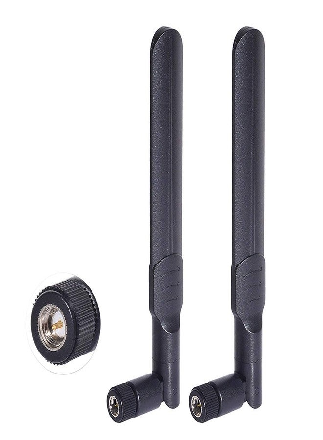 Bingfu Dual Band WiFi 2.4GHz 5GHz 5.8GHz 8dBi SMA Male Antenna (2-Pack) for Wireless Vedio Security IP Camera Recorder Surveillance Recorder Truck Trailer Rear View Backup Camera Reversing Monitor - Image 1