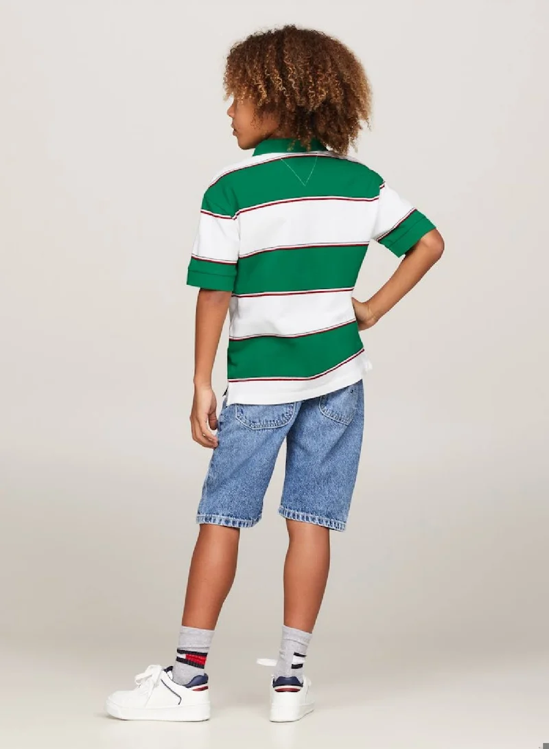 TOMMY HILFIGER Global Stripe Rugby Polo