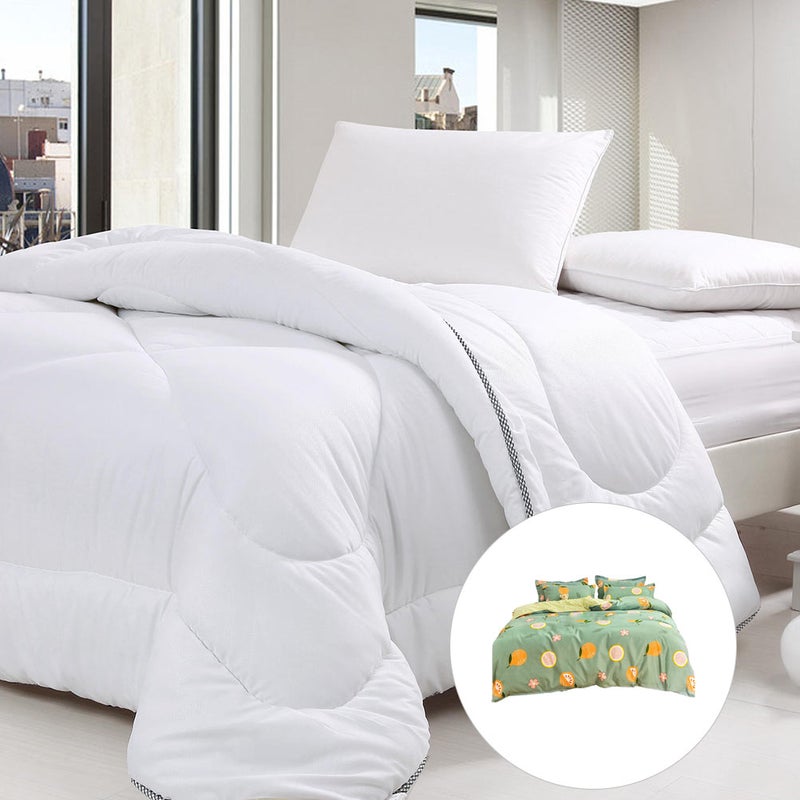 1 Set Thickened Bed Sheet Quilt Cover Kit Cotton Bed Sheet Cover Set (1.8M Bed) - Image 1