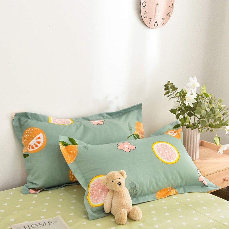 1 Set Thickened Bed Sheet Quilt Cover Kit Cotton Bed Sheet Cover Set (1.8M Bed) - Image 2