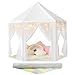 Senodeer Princess Tent for Girls Indoor with Rainbow Rug Star Lights  White Play Tent for Kids Girls Toys for Indoor Princess Games - Image 2