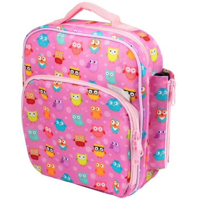 Bentology Insulated Lunch Box w Snack Pocket & Water Bottle Holder- Water-Resistant Lunchbox for Kids- Easy Clean Tote Mini Cooler Bag- Reusable Thermal Lunch Bag for Work School Picnic-Back to School