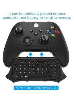 Y&D Wireless Keyboard for Xbox Series X/S Controller, One/S/Controller Gamepad, 2.4Ghz Mini QWERTY Controller Gaming Chatpad  - Image 3